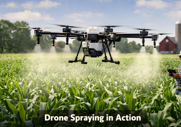 Benefits of Drone Crop Spraying